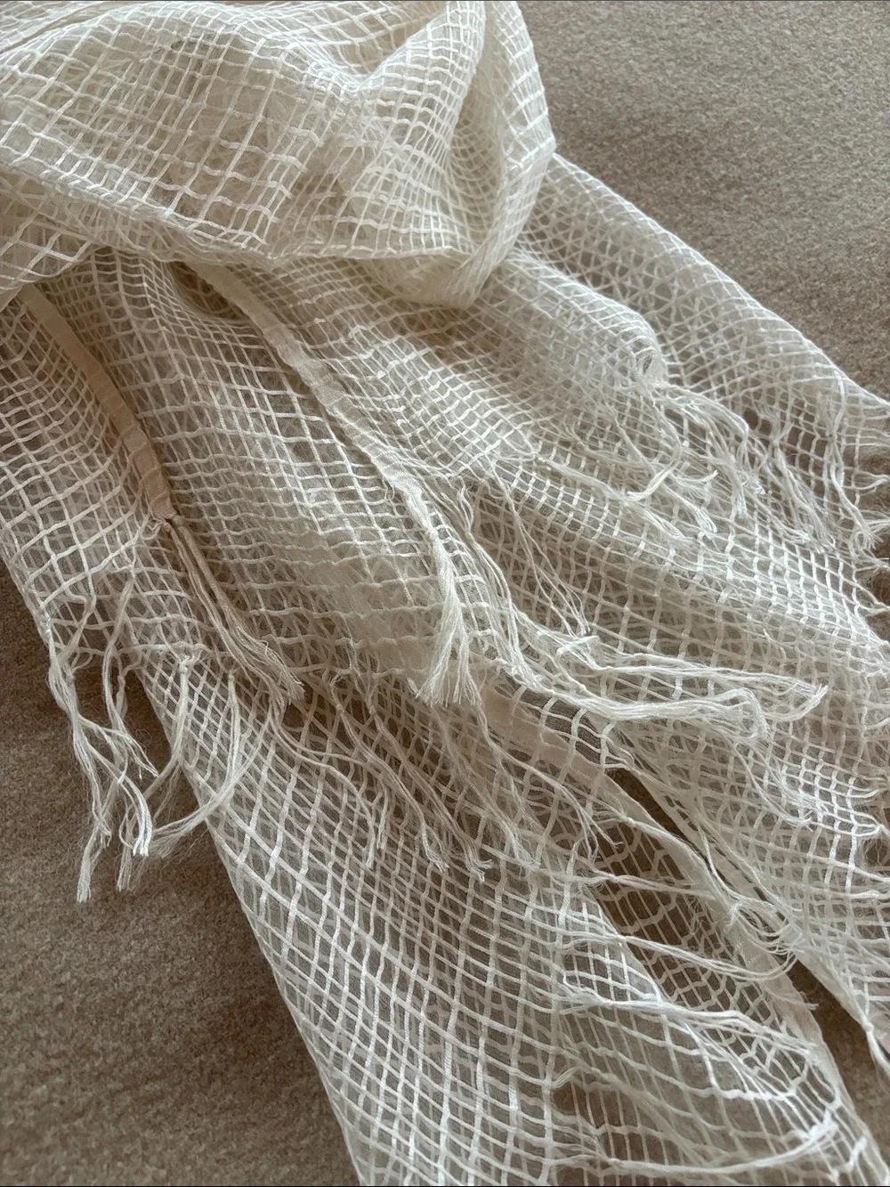 Featherweight Woolen and Silk Scarf